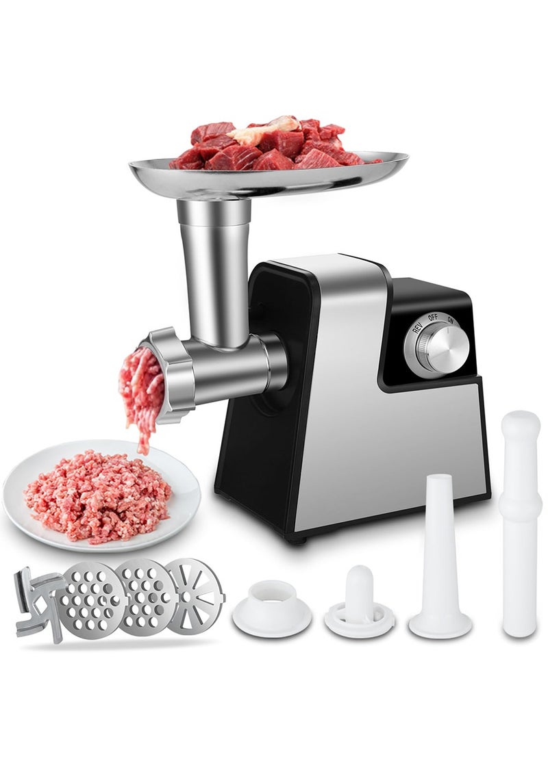 ET-LIFE Meat Mincer/Grinder/Kibbeh Maker, 2800W, MG-S6, Black, Stainless steel blade - Image 1